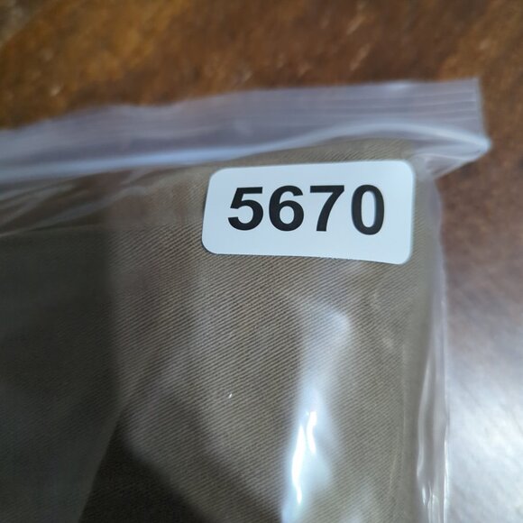 Cove USA Pants Men's 38 Olive Brown Chino Pants Stretch Elastic Waist Casual - Picture 11 of 11